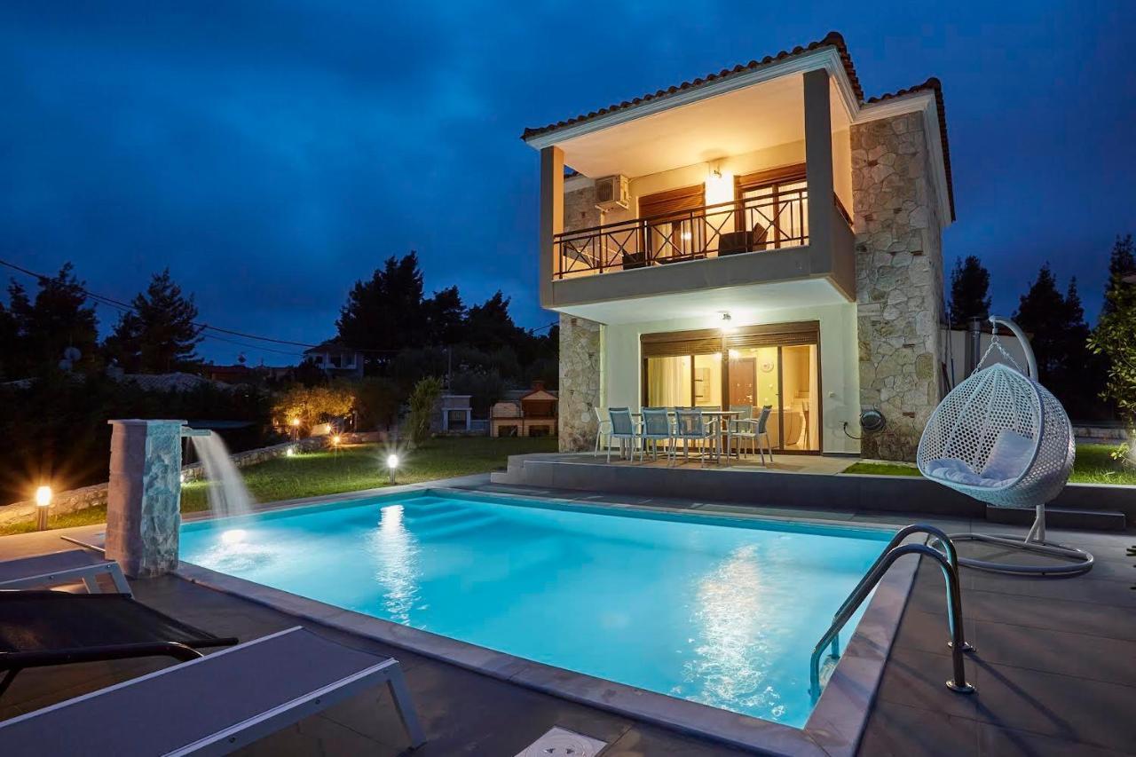 Earthy Boutique Luxurious House -Marble Luxury House Villa Paliouri Exterior photo