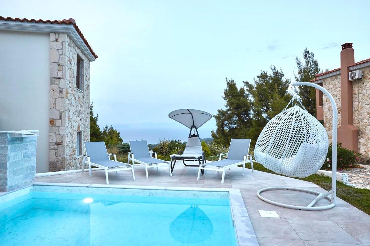 Earthy Boutique Luxurious House -Marble Luxury House Villa Paliouri Exterior photo