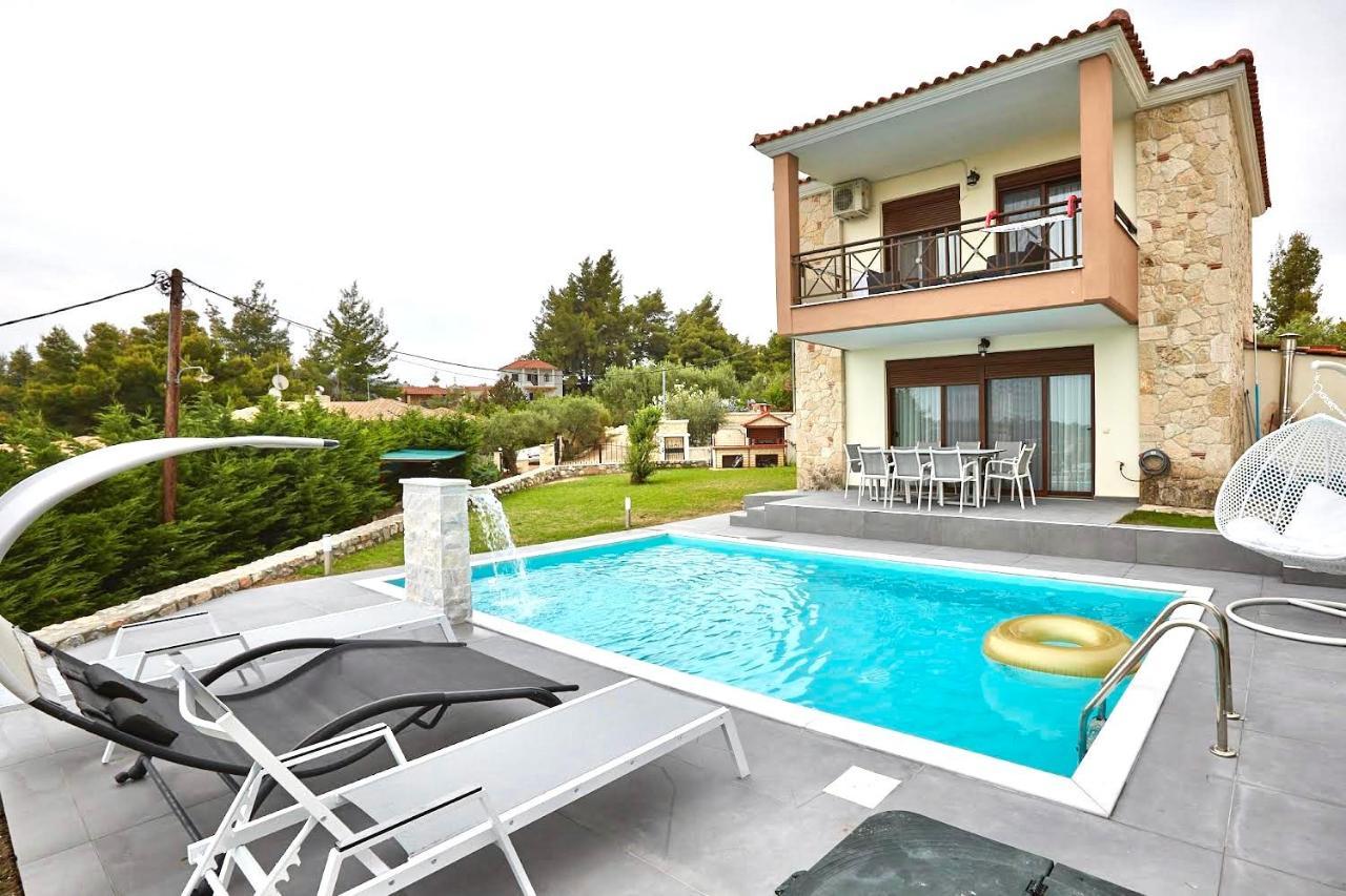 Earthy Boutique Luxurious House -Marble Luxury House Villa Paliouri Exterior photo
