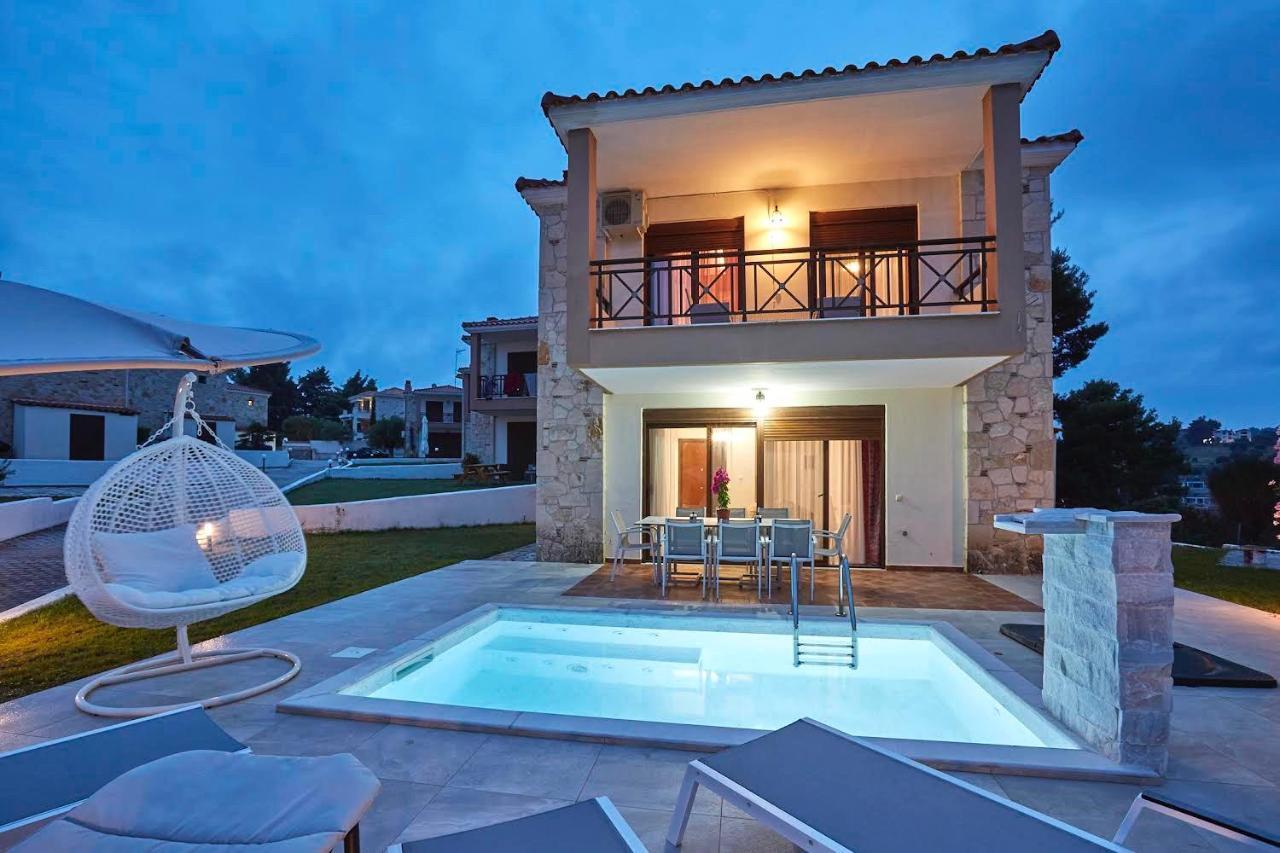 Earthy Boutique Luxurious House -Marble Luxury House Villa Paliouri Exterior photo