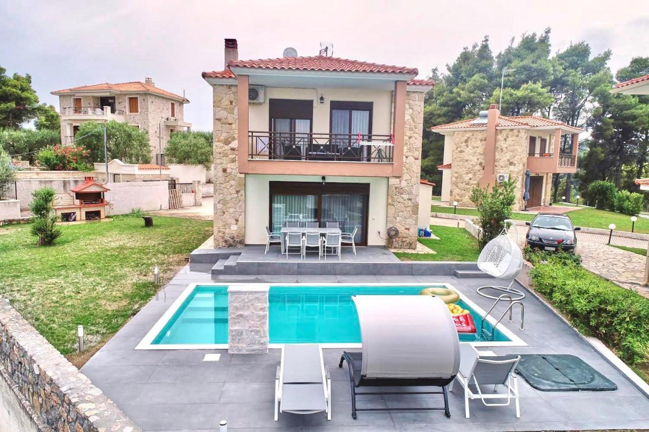 Earthy Boutique Luxurious House -Marble Luxury House Villa Paliouri Exterior photo